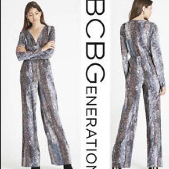 BCBGeneration Other - BCBGeneration Long Sleeve Flare Pant JUMPSUIT